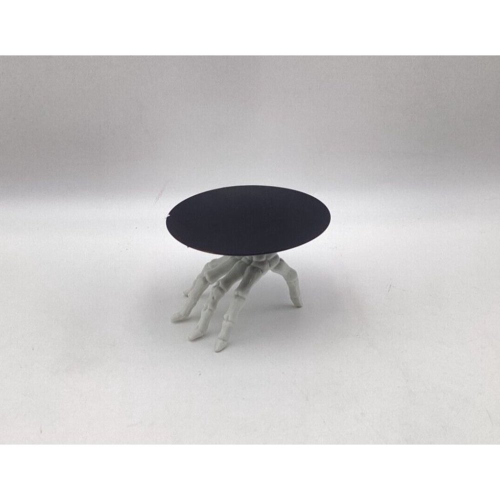 Target Bullseye Halloween 2022 Skeleton Hands Black Stands Pedestals 4". NEW